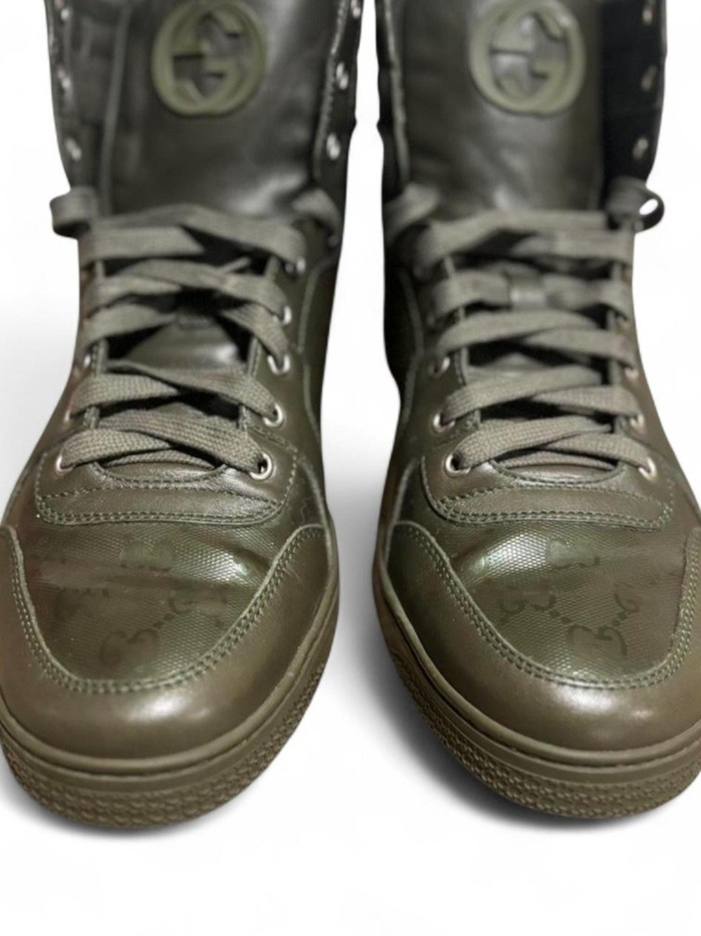 Gucci Coda GG Imprimé High-Top Sneakers